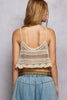Heart Crochet Crop Tank POL