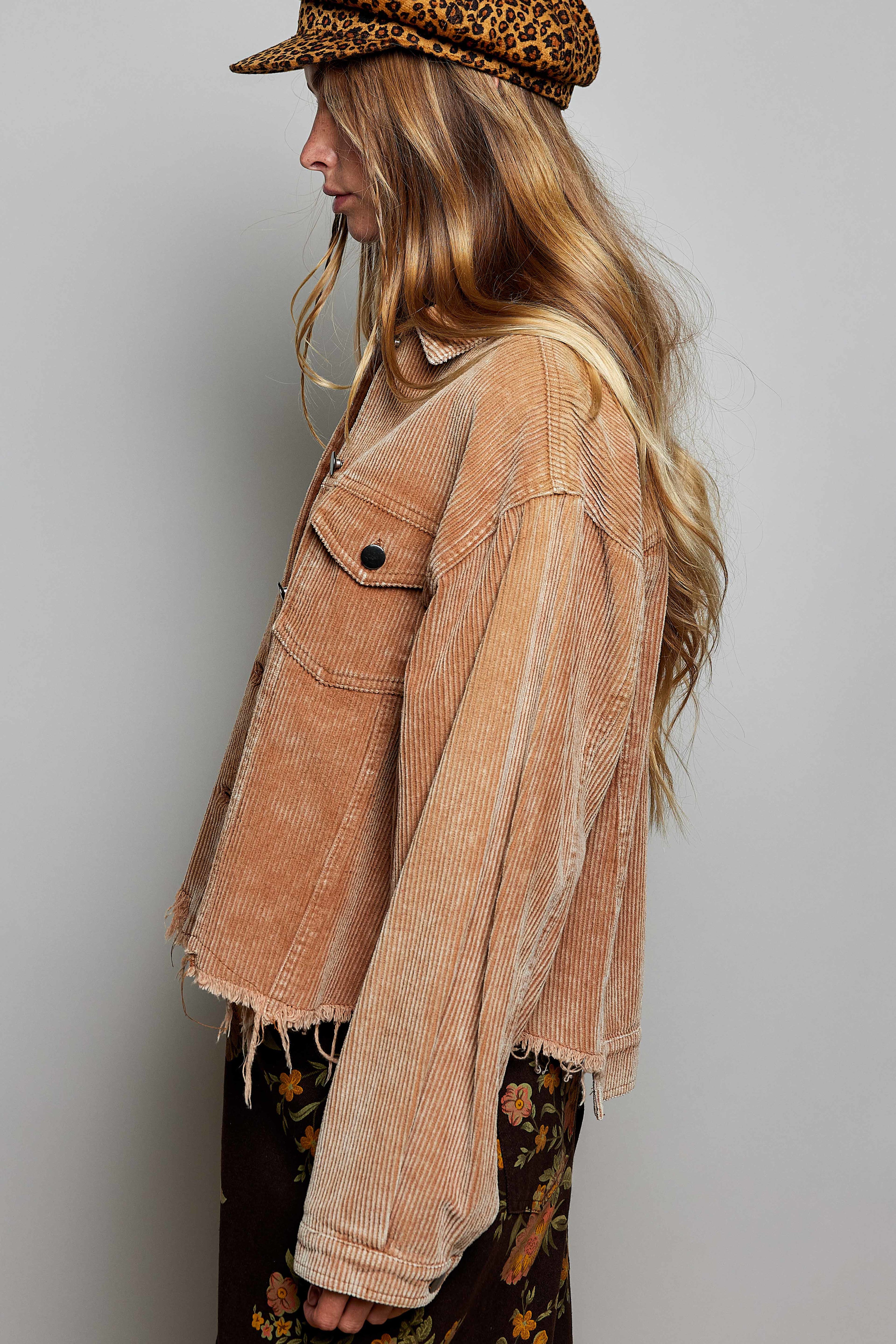 Teddy Corduroy Jacket | Women's Teddy Fleece Corduroy Jacket by POL