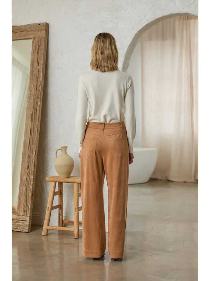 Cowgirl Up Faux Suede Pants