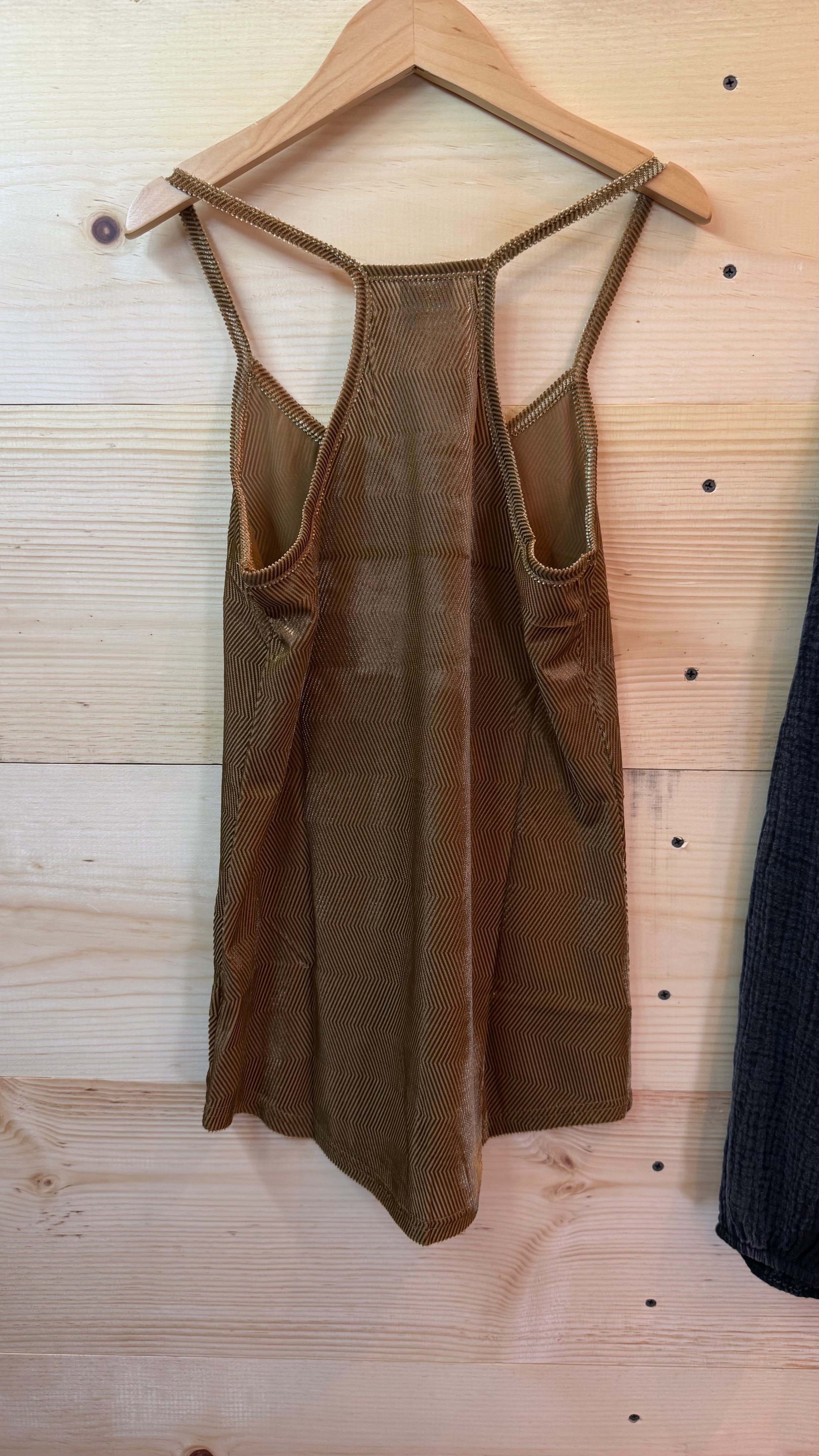 Carmel Wavy Velvet Tank