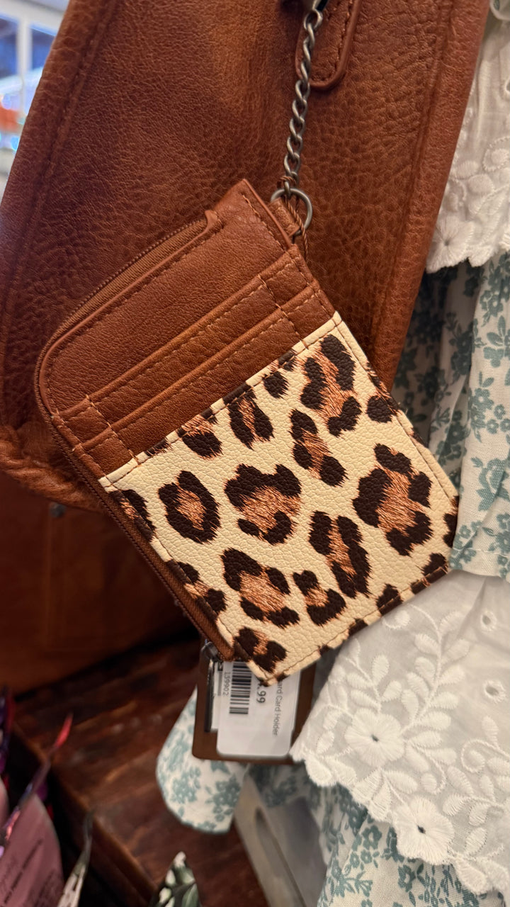 Wrangler Leopard Card Holder
