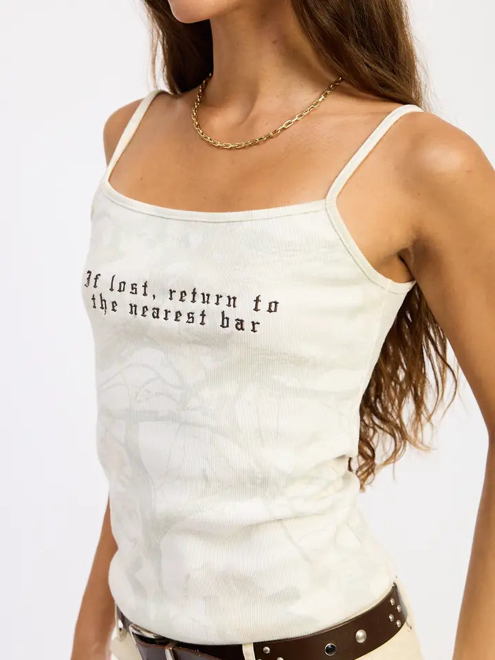 Return To Bar Camo Tank