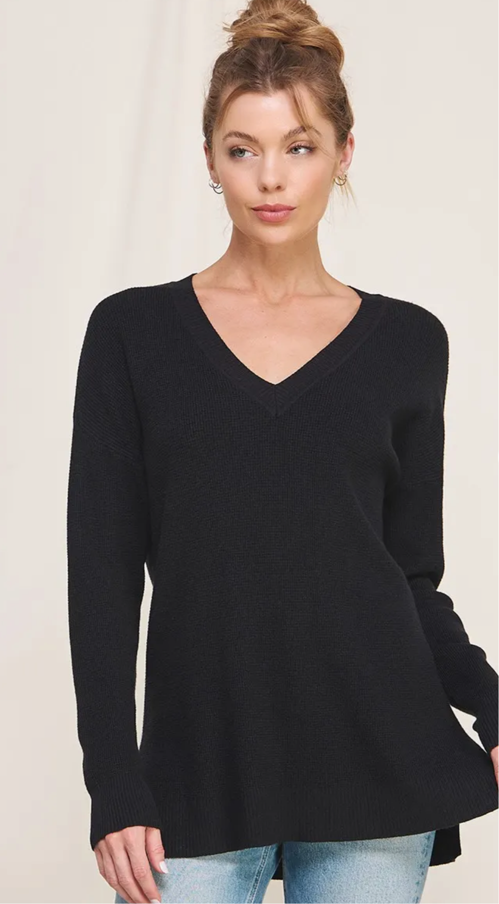 Waffle Knit Sweater