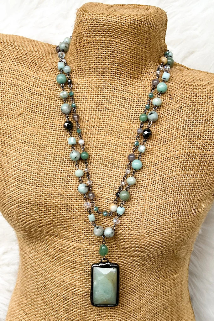 Lexi  Amazonite Necklace