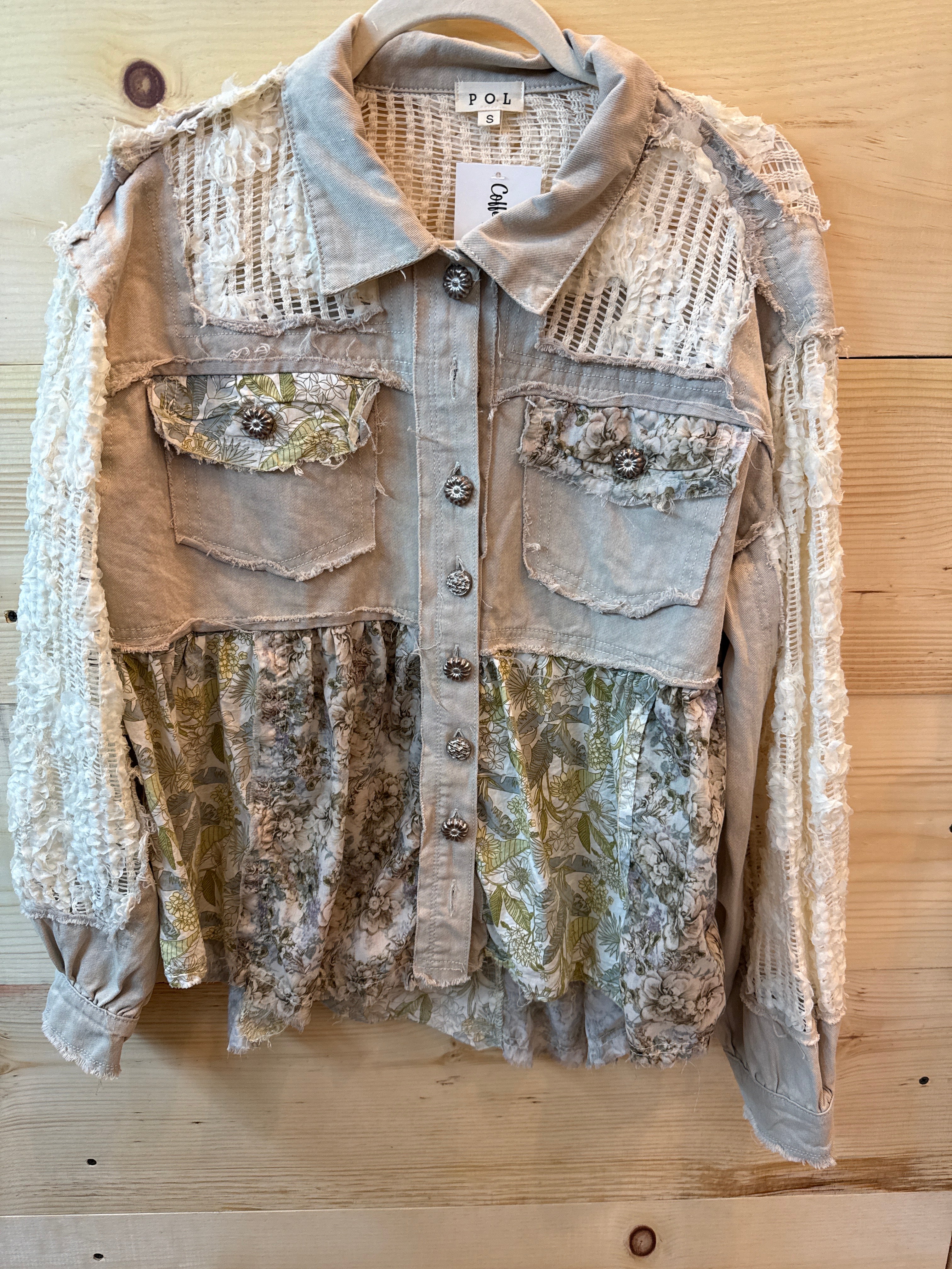 Flower Power Crochet Jacket