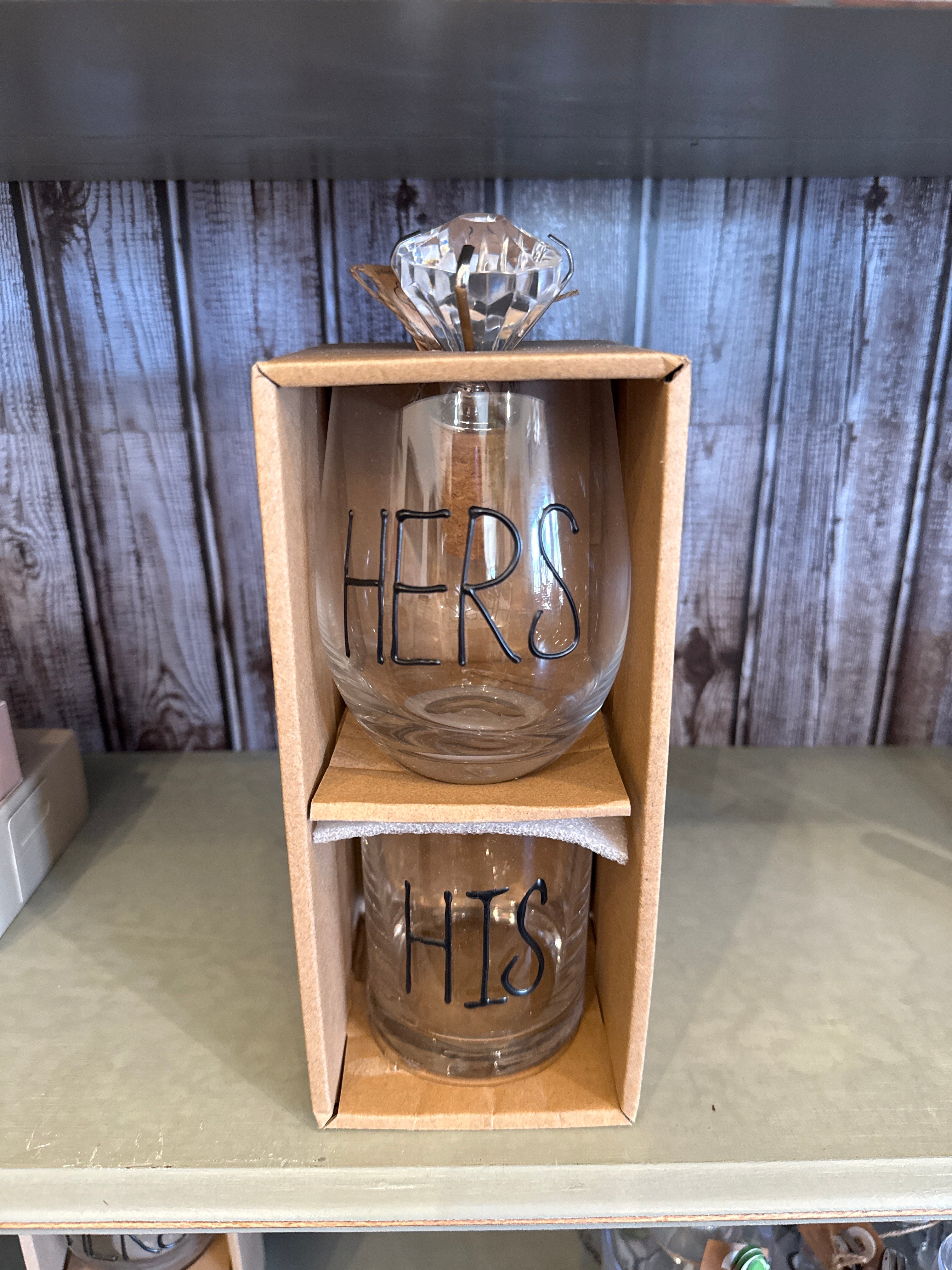 His and Hers Glass Set