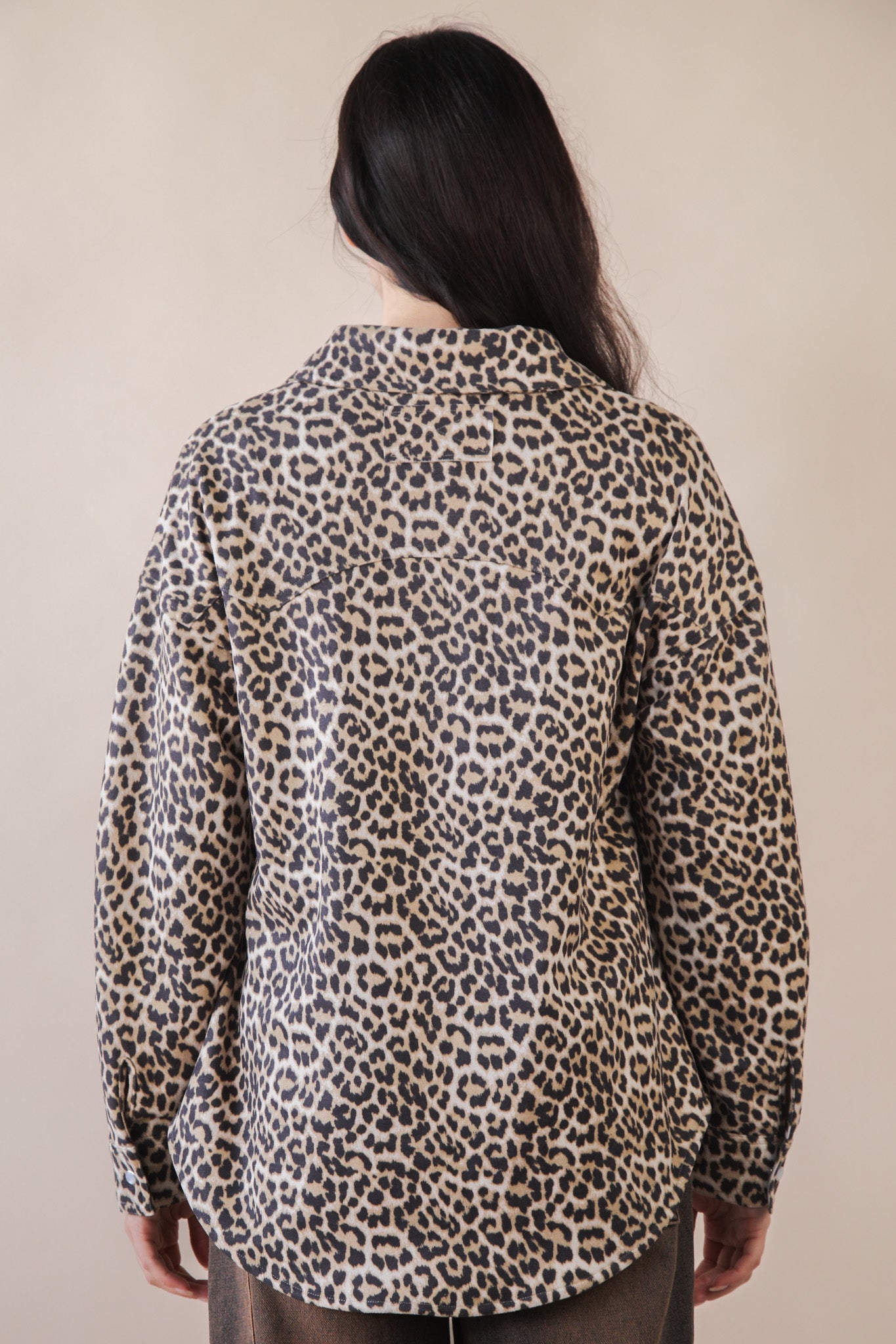 Leopard Button Down