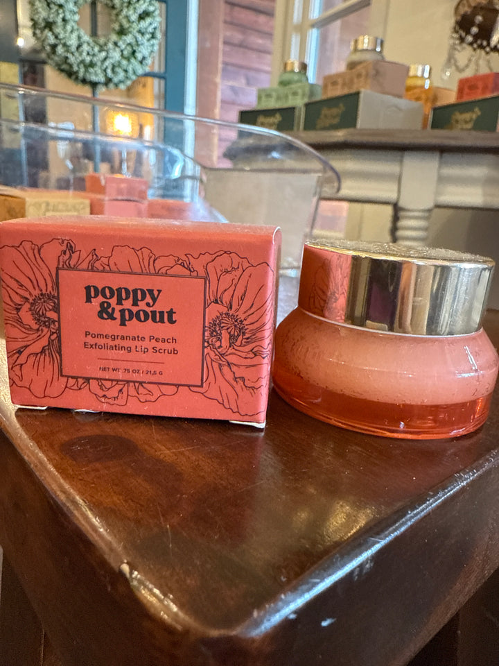 Poppy Pout Pomegranate Lip Scrub