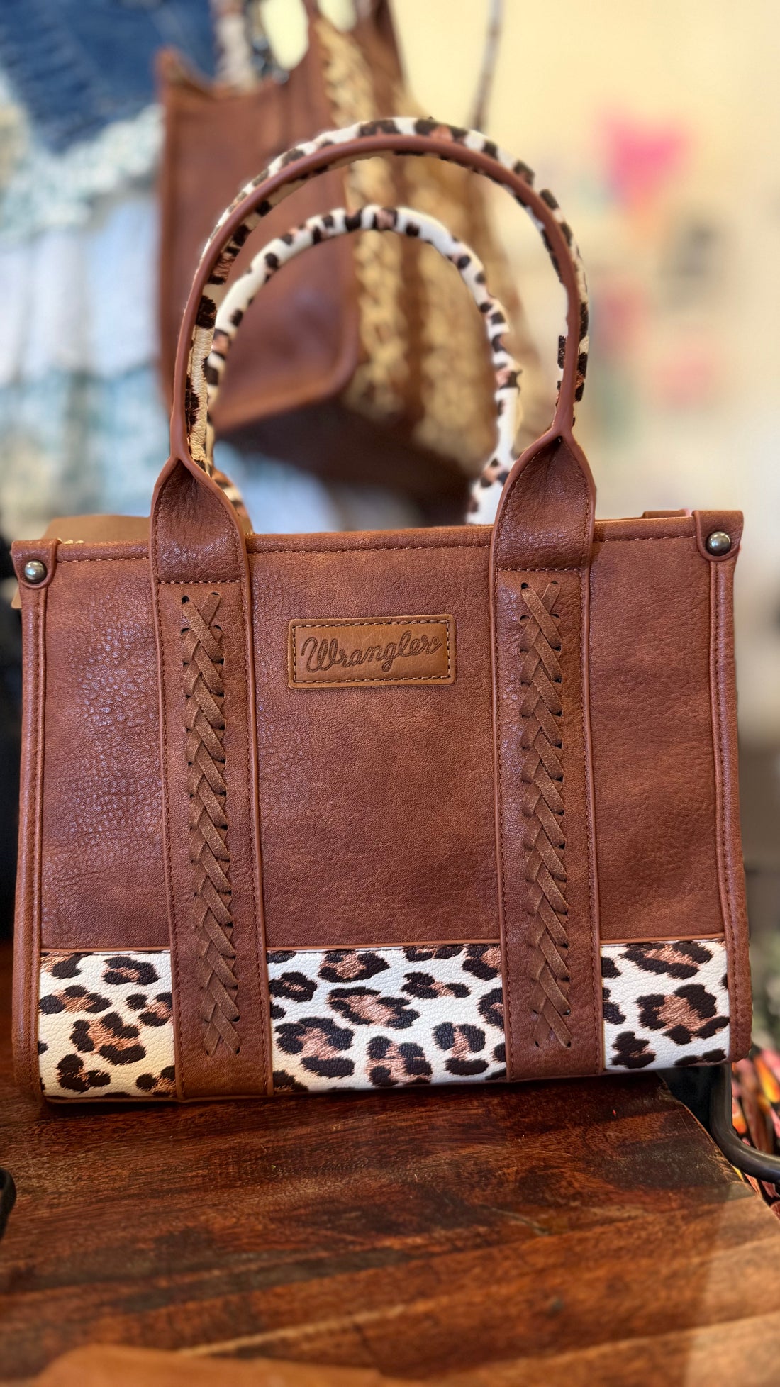 Wrangler Leopard Print Bag