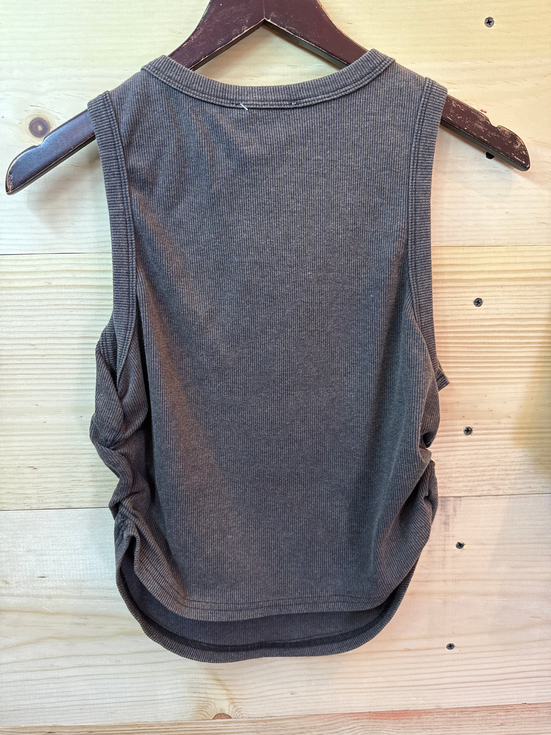 Charcoal Cropped Tank