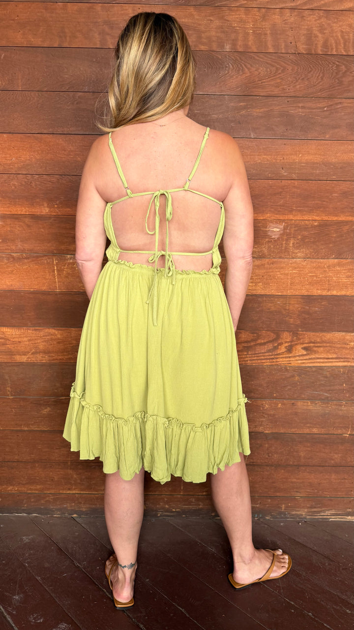 Matcha Tie Dress