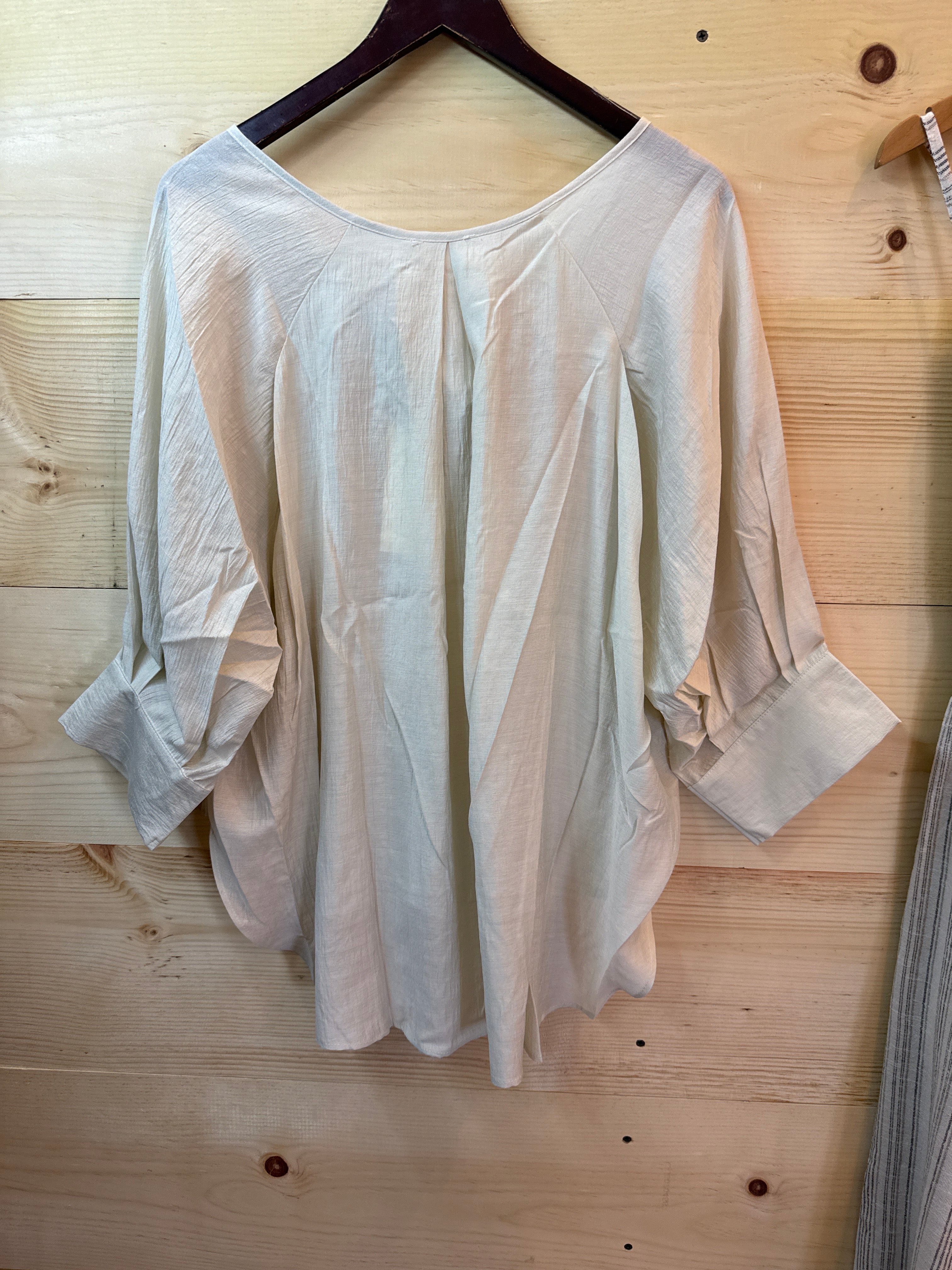 Textured Vneck Blouse