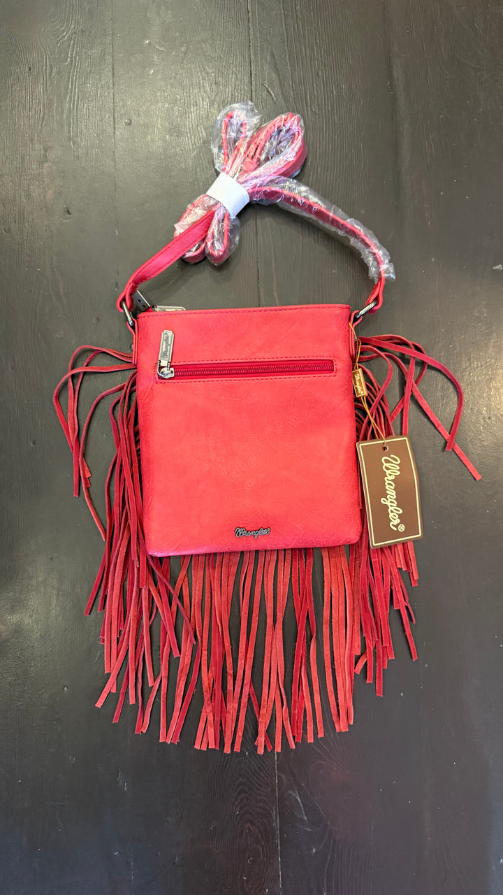 Wrangler Red Tassle Pocket Bag