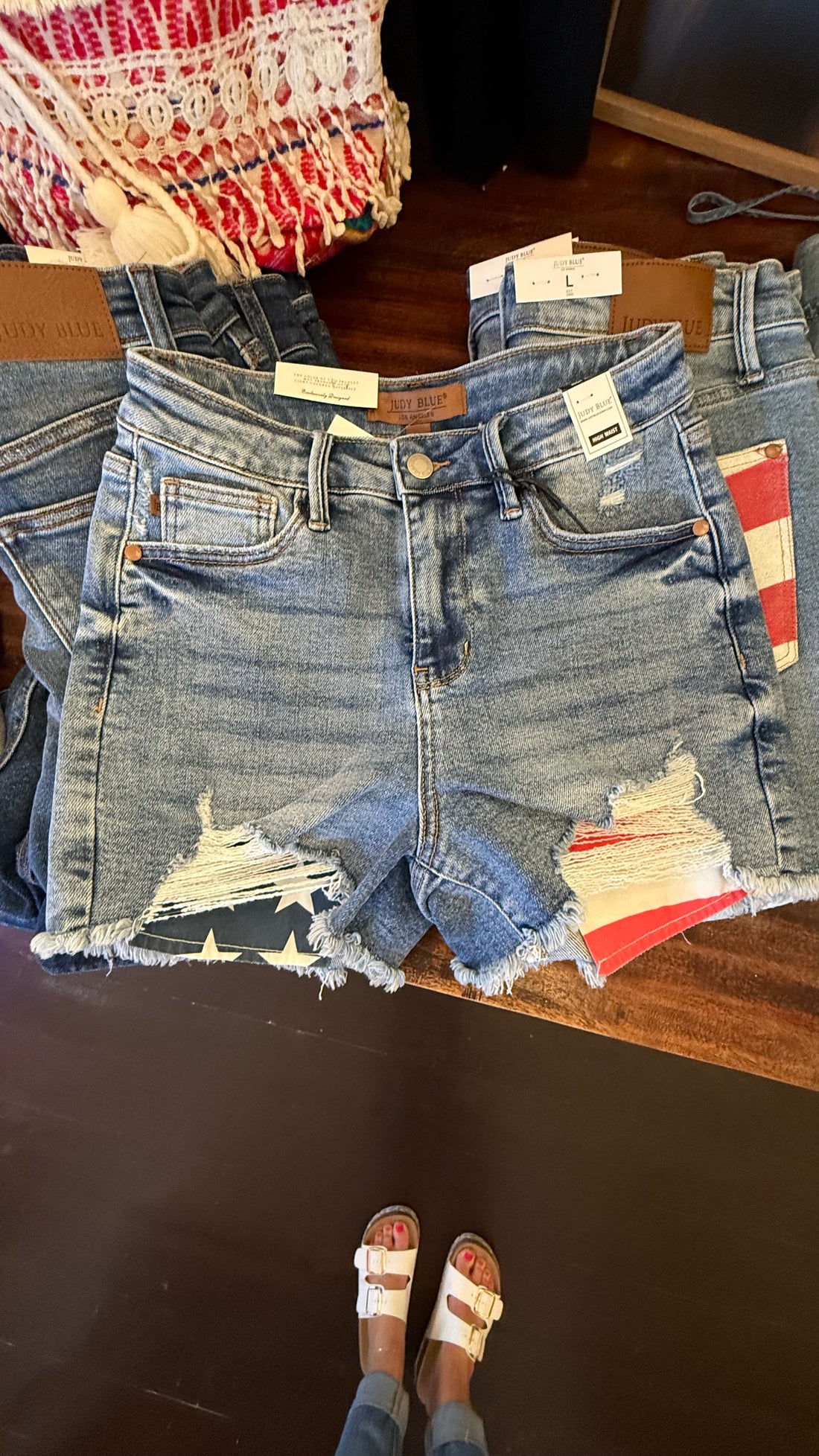 Judy Blue Stars and Stripes Shorts