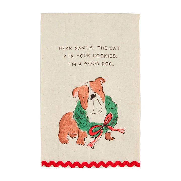 Christmas Dog Towels