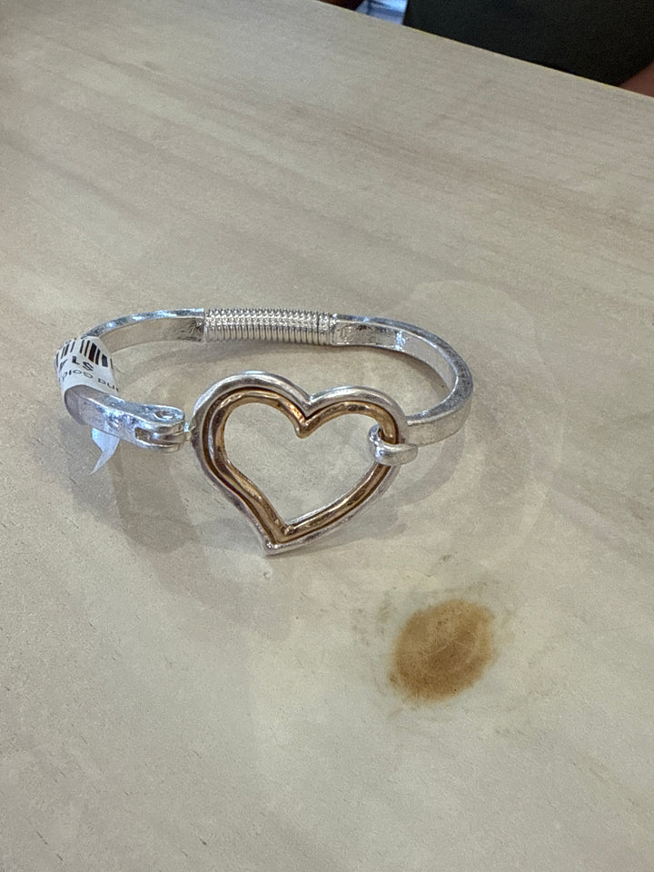 Silver Heart Bracelet