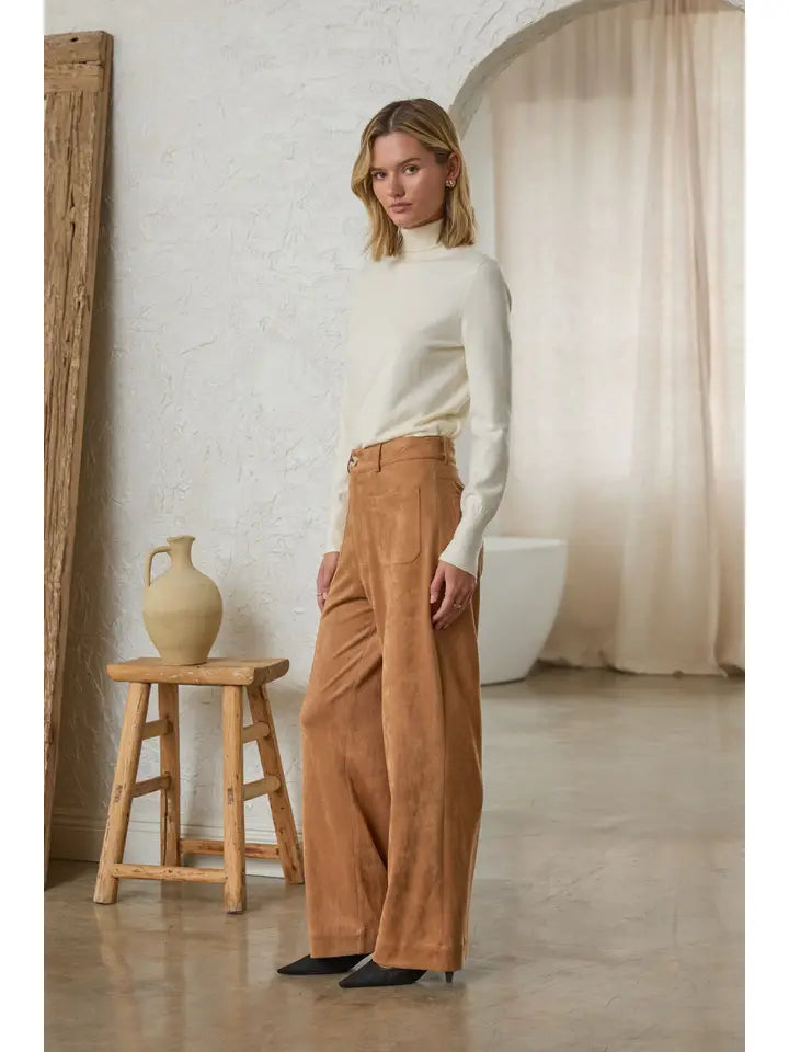 Cowgirl Up Faux Suede Pants