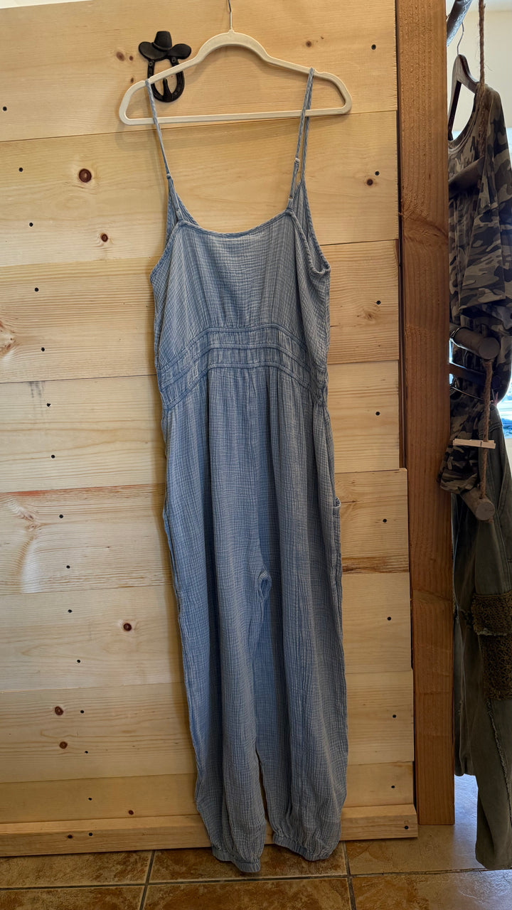 Denim Cotton Jumpsuit