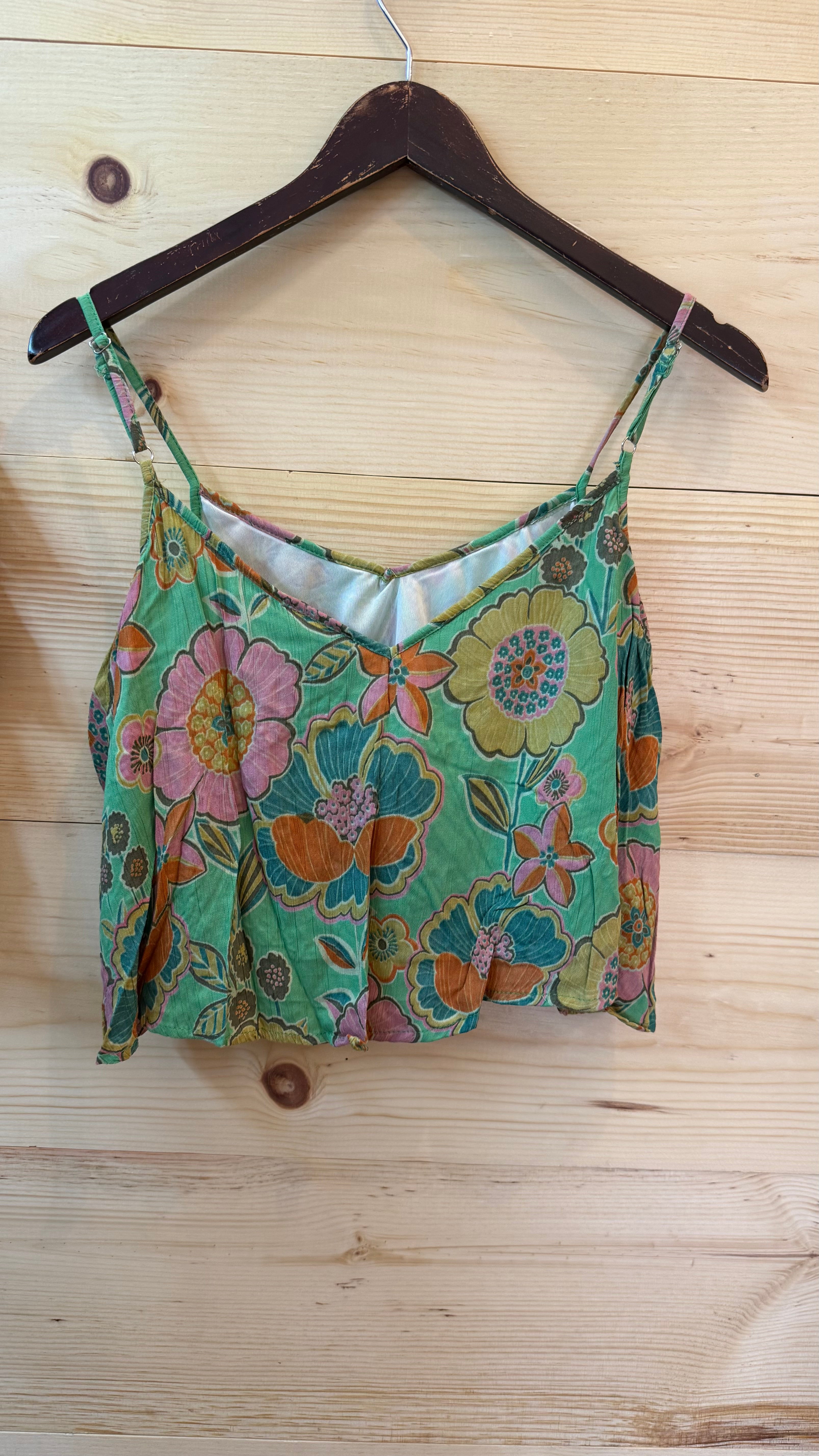 Floral Crop Tank