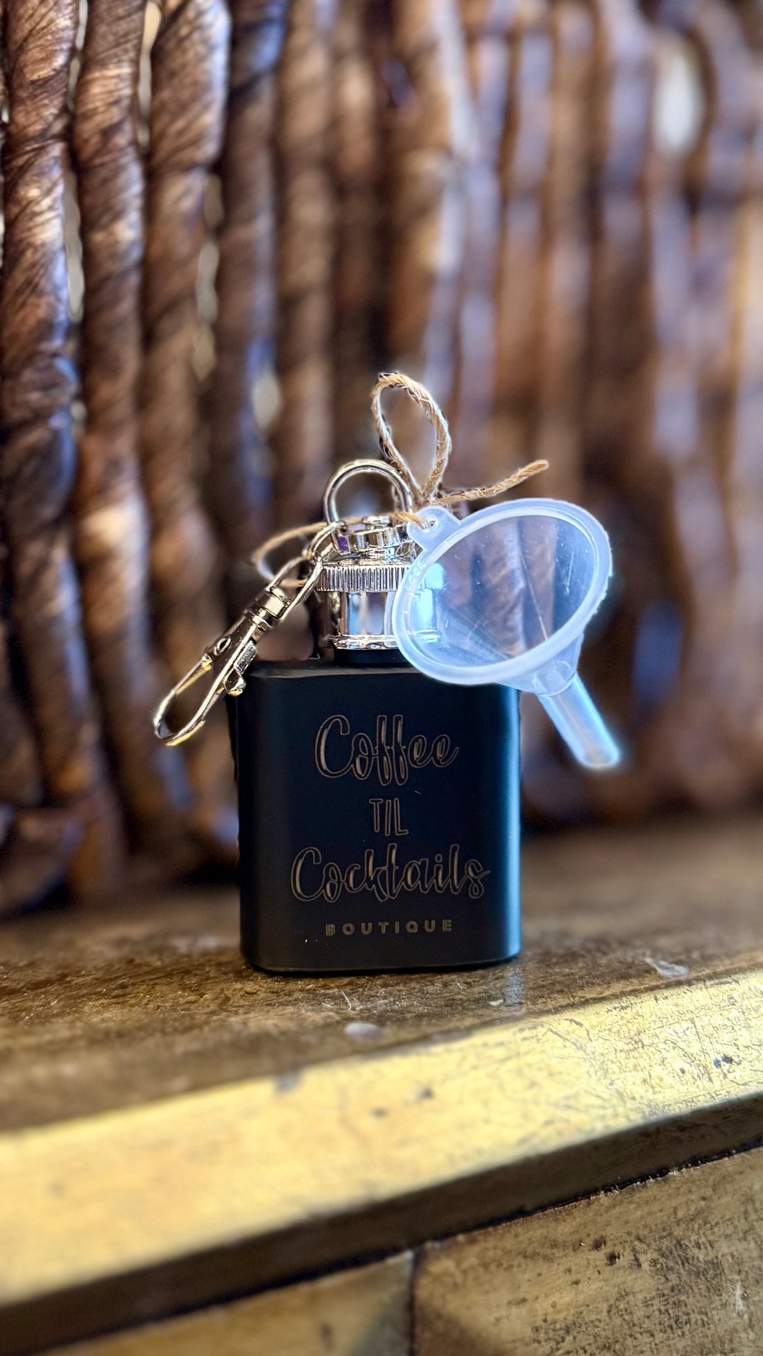 Engraved Flask