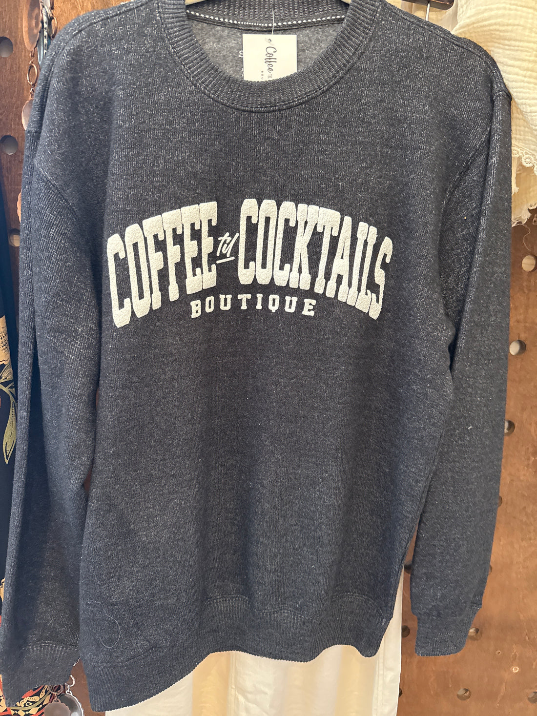 Coffee Til Cocktails Sweater