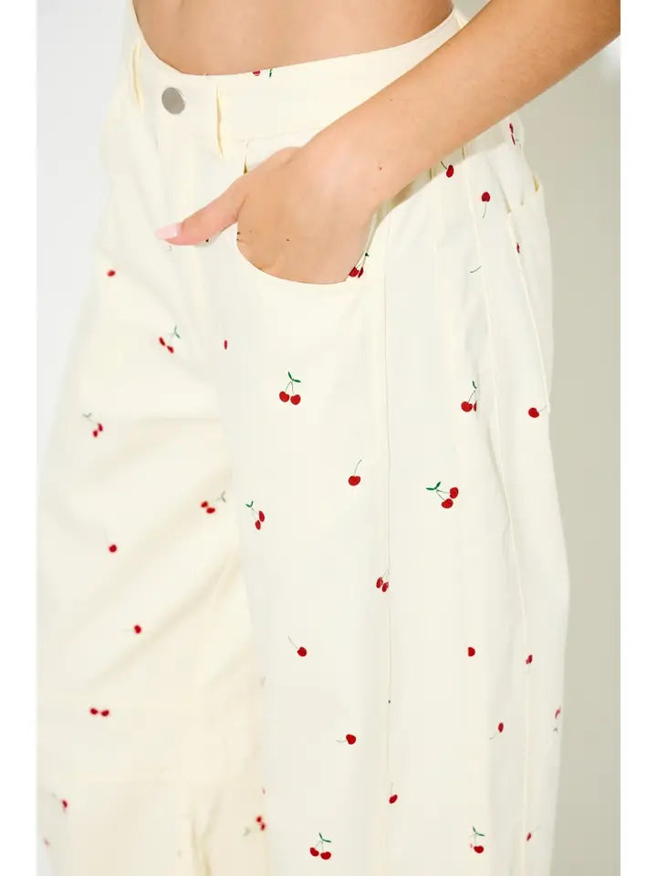 Cherry Me Pants