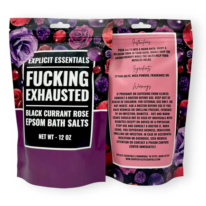 F-ing Exhausted Bath Salts