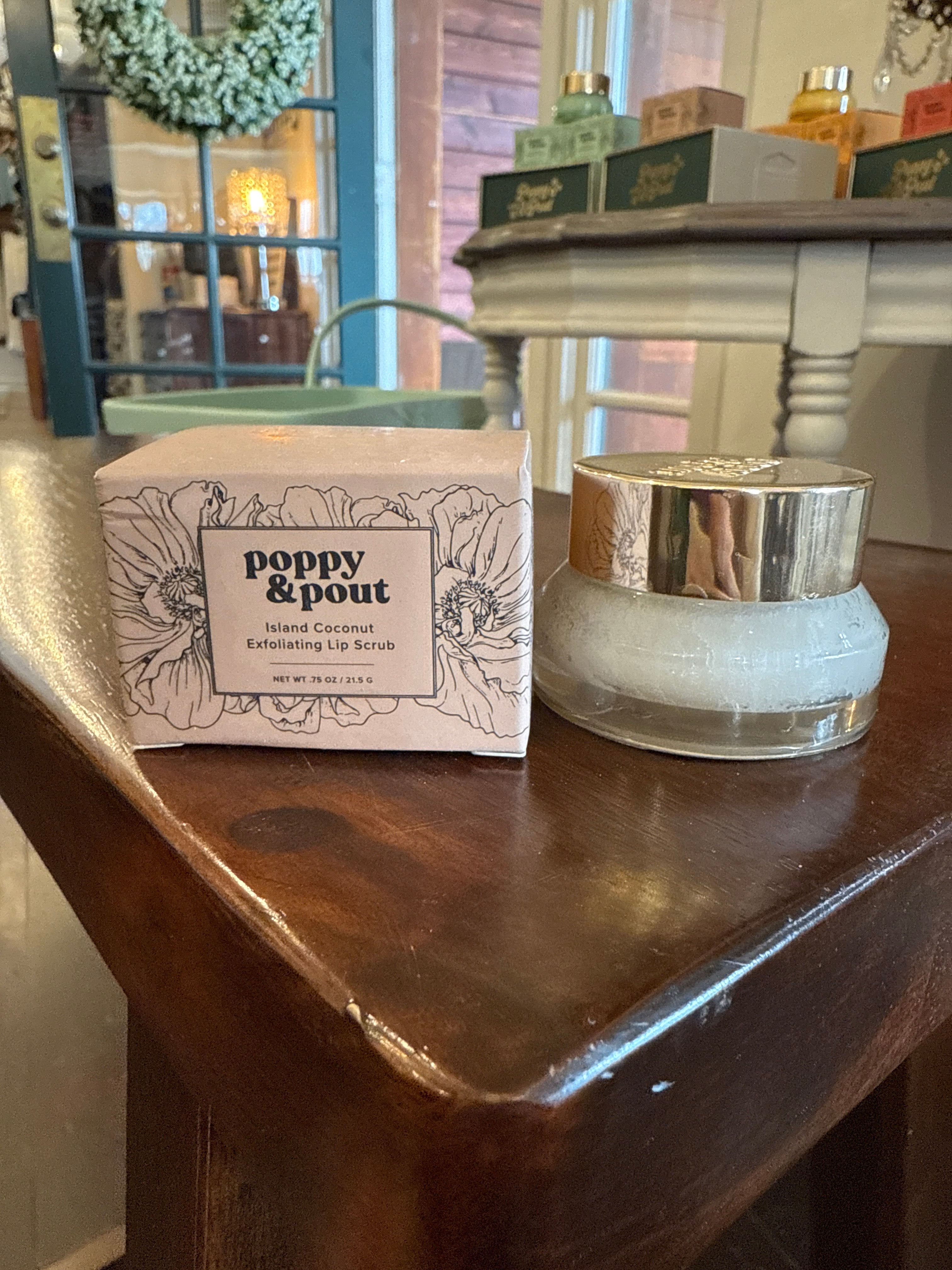 Poppy Pout Island Coconut Lip Scrub