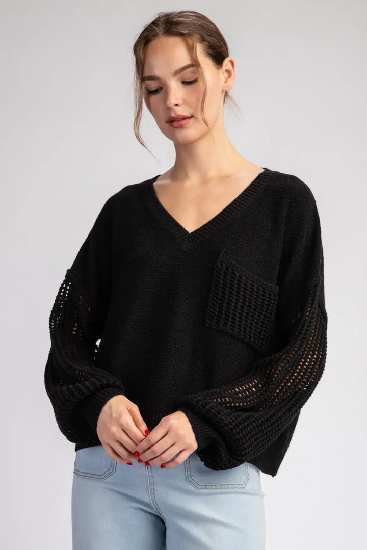 Ragdoll Black Sweater