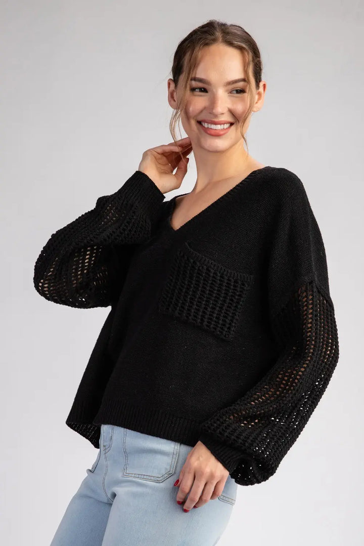 Ragdoll Black Sweater