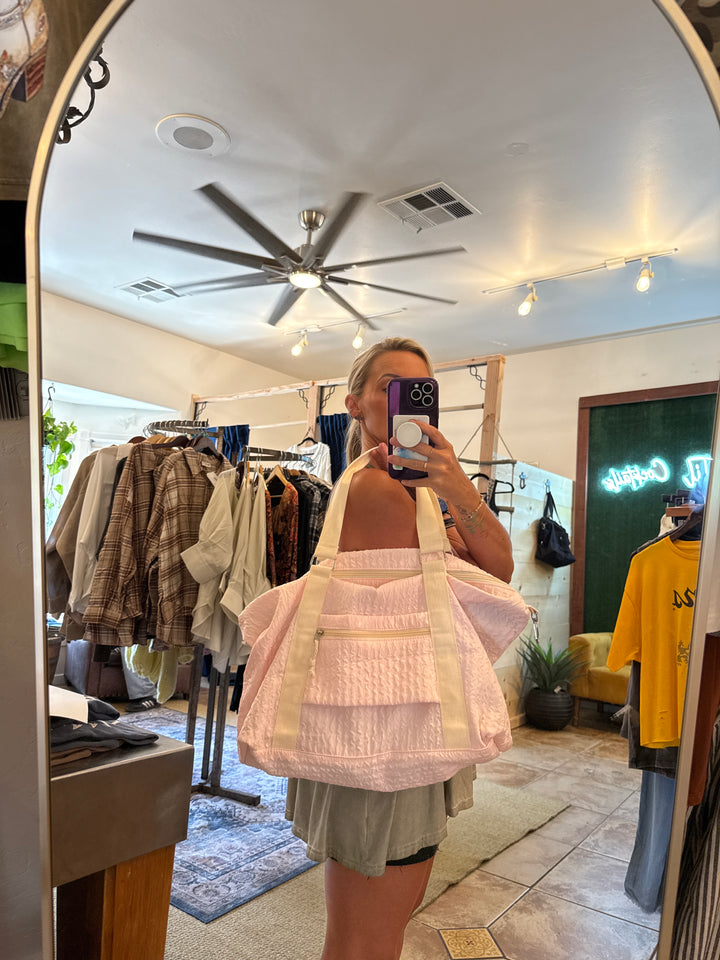 Pink Scrunchie Bag