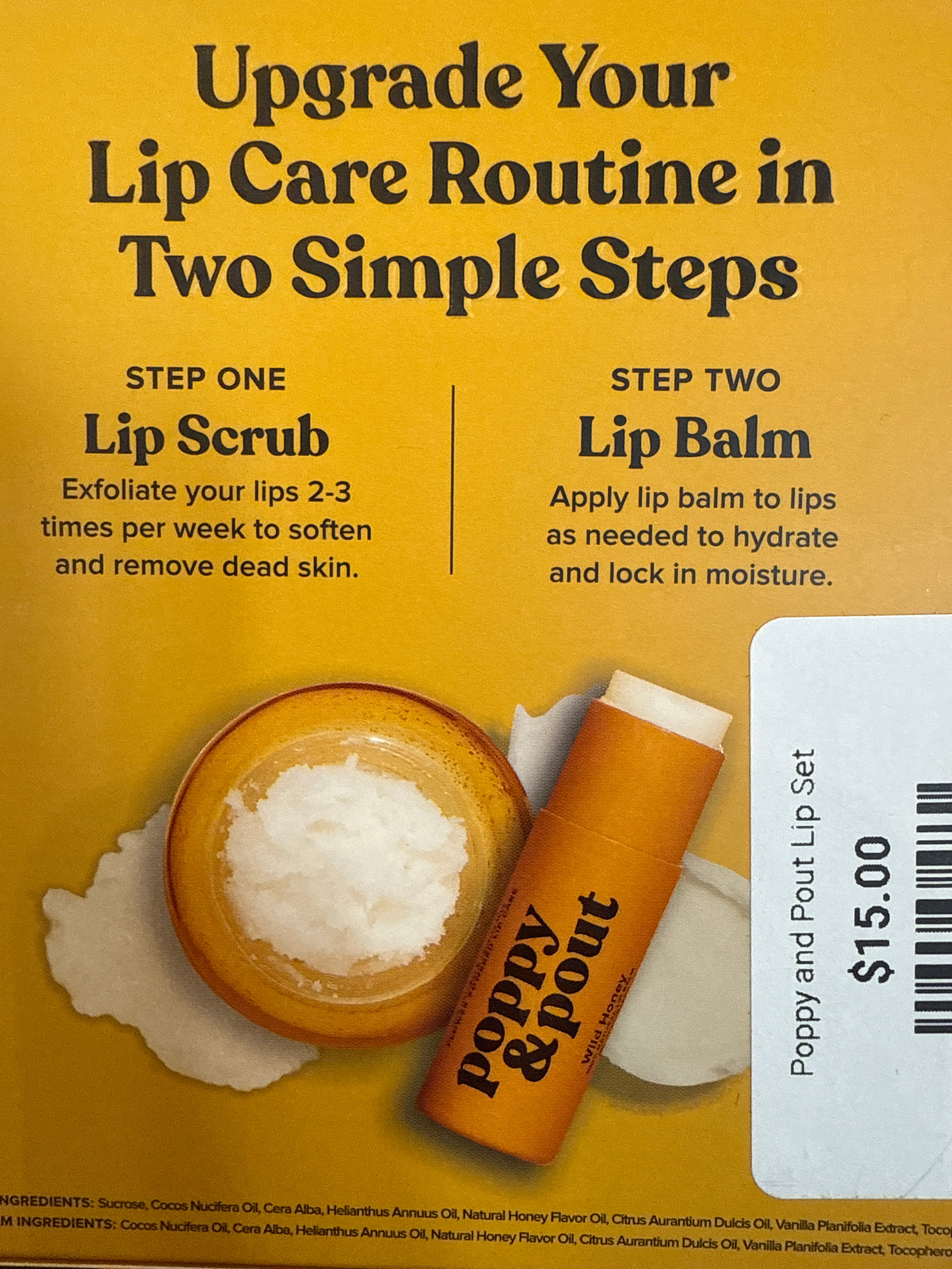 Poppy & Pout Lip Set-Wild Honey