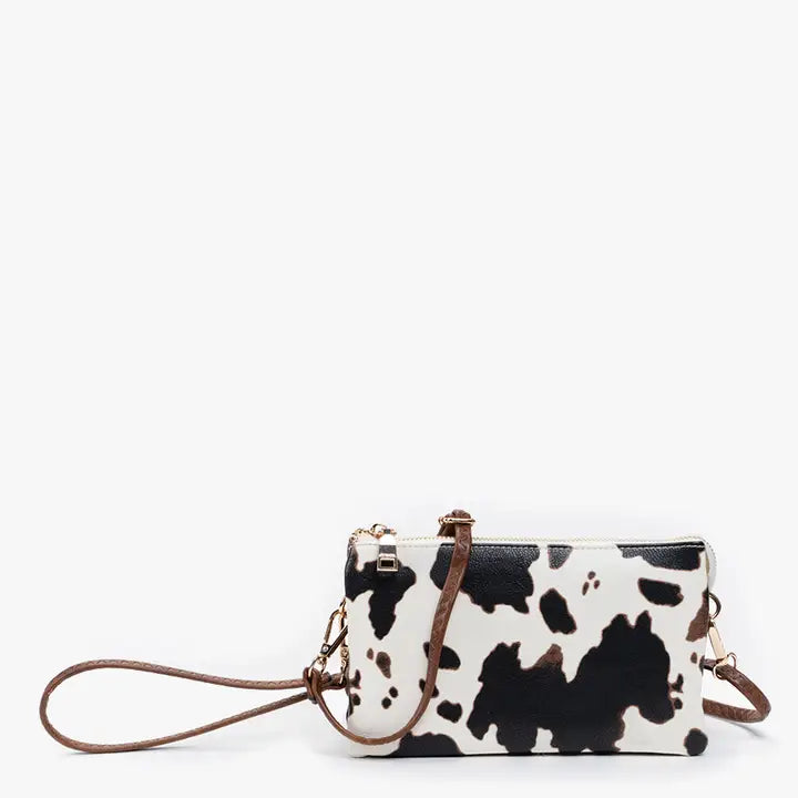 Riley Cow Crossbody