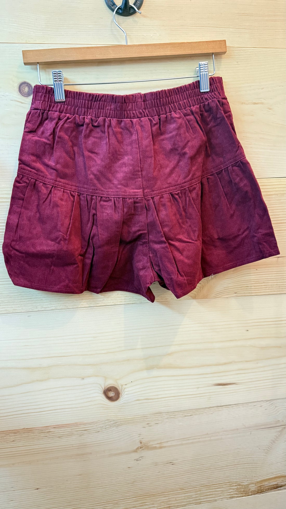 Ruffle Me Cord Shorts