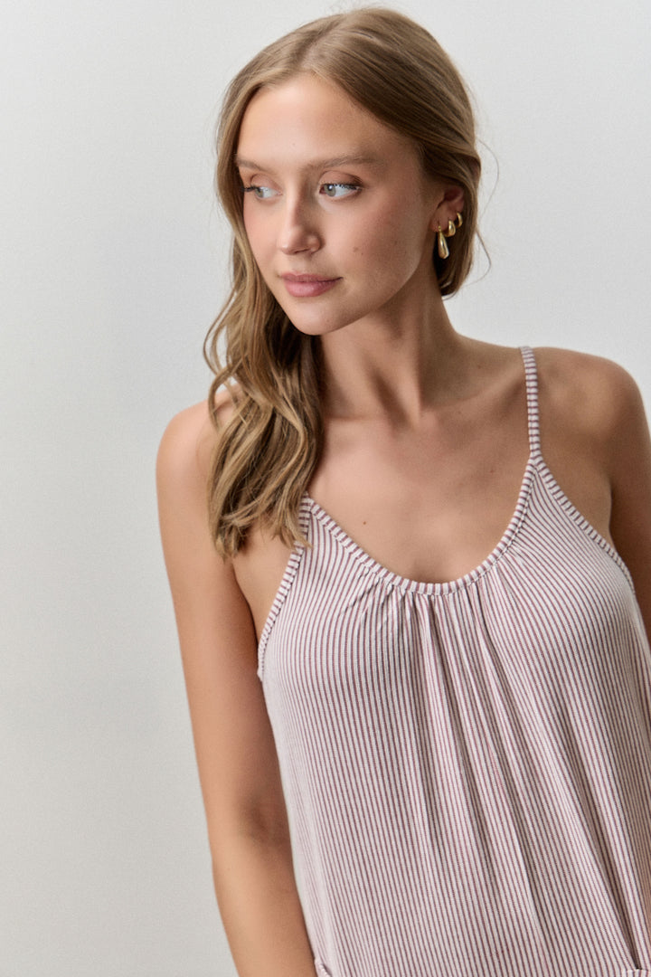 Pinstripe Jumpsuit