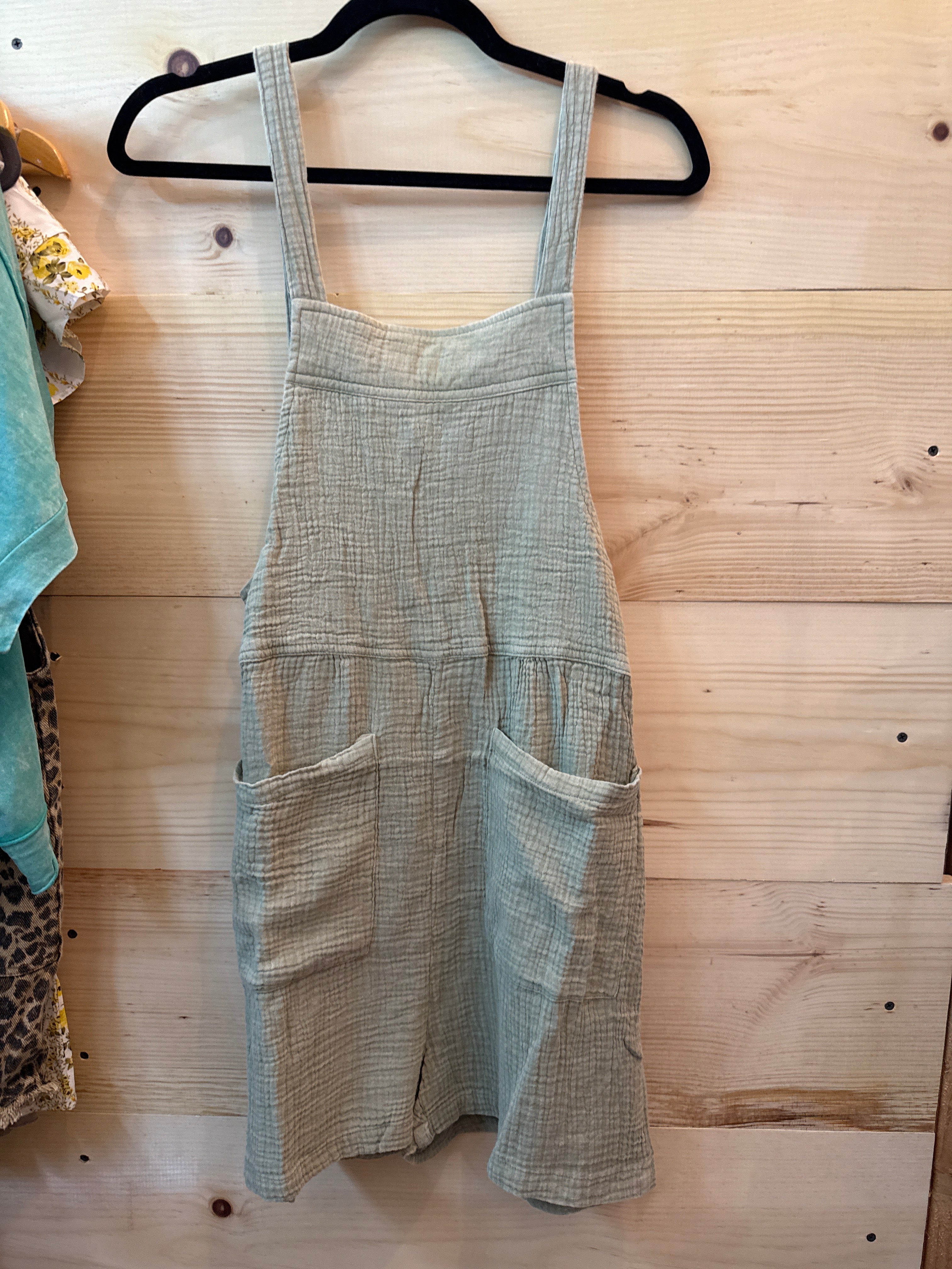 Sage Linen Romper