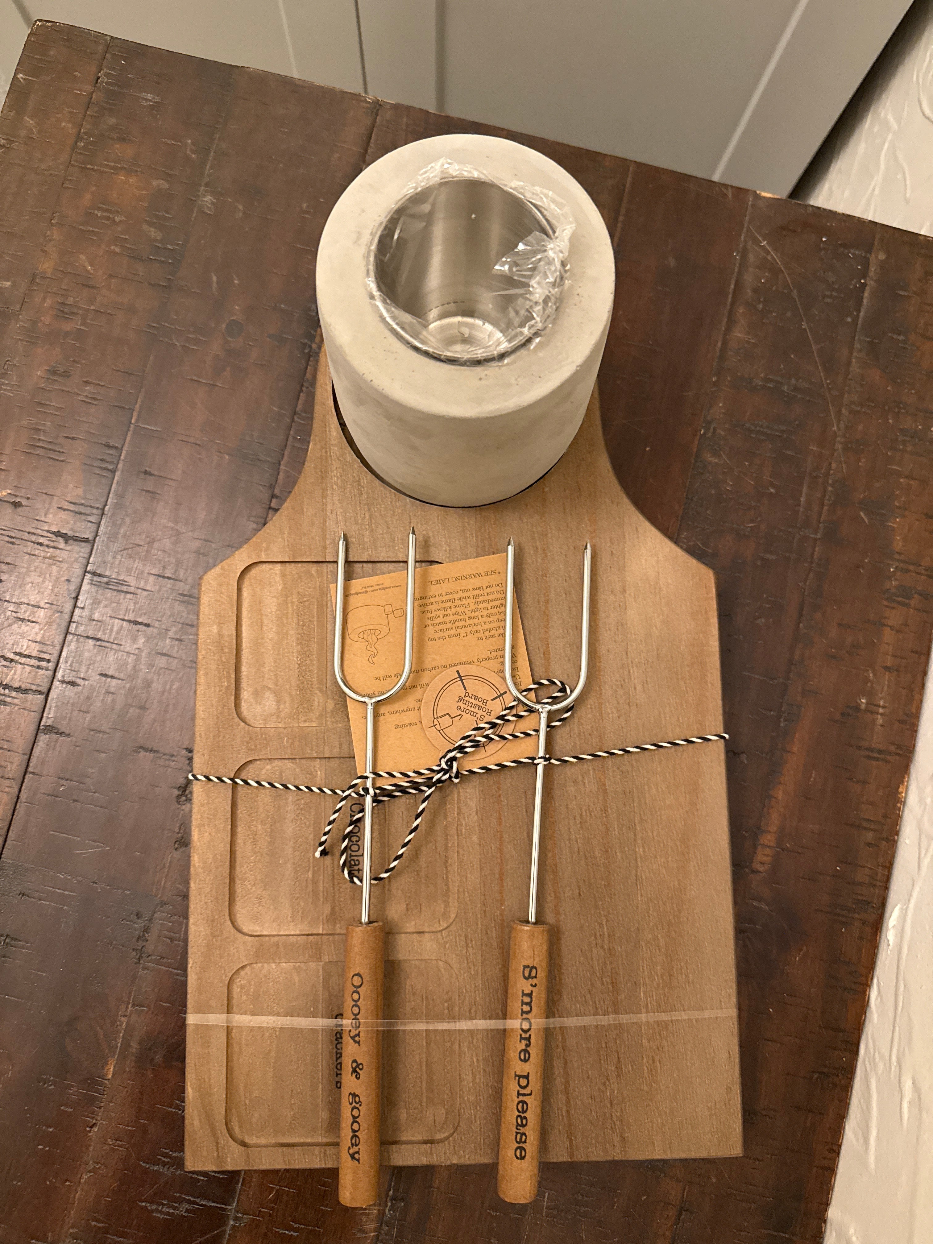 Smores Roasting Board