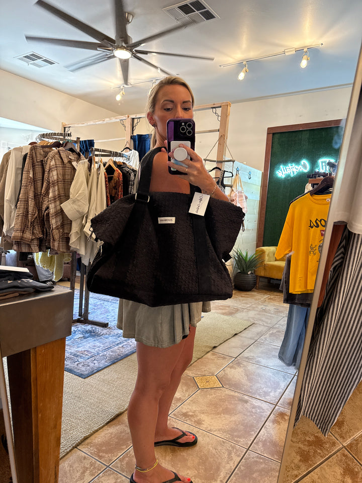 Black Scrunchie Bag