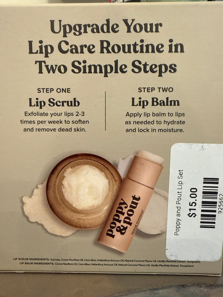 Poppy & Pout Lip Set-Island Coconut