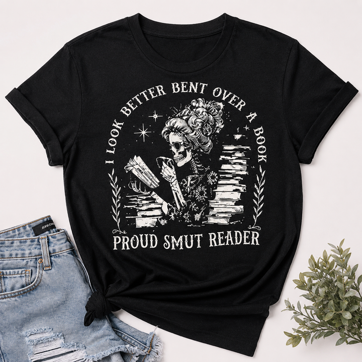 Bent Over A Book Tee
