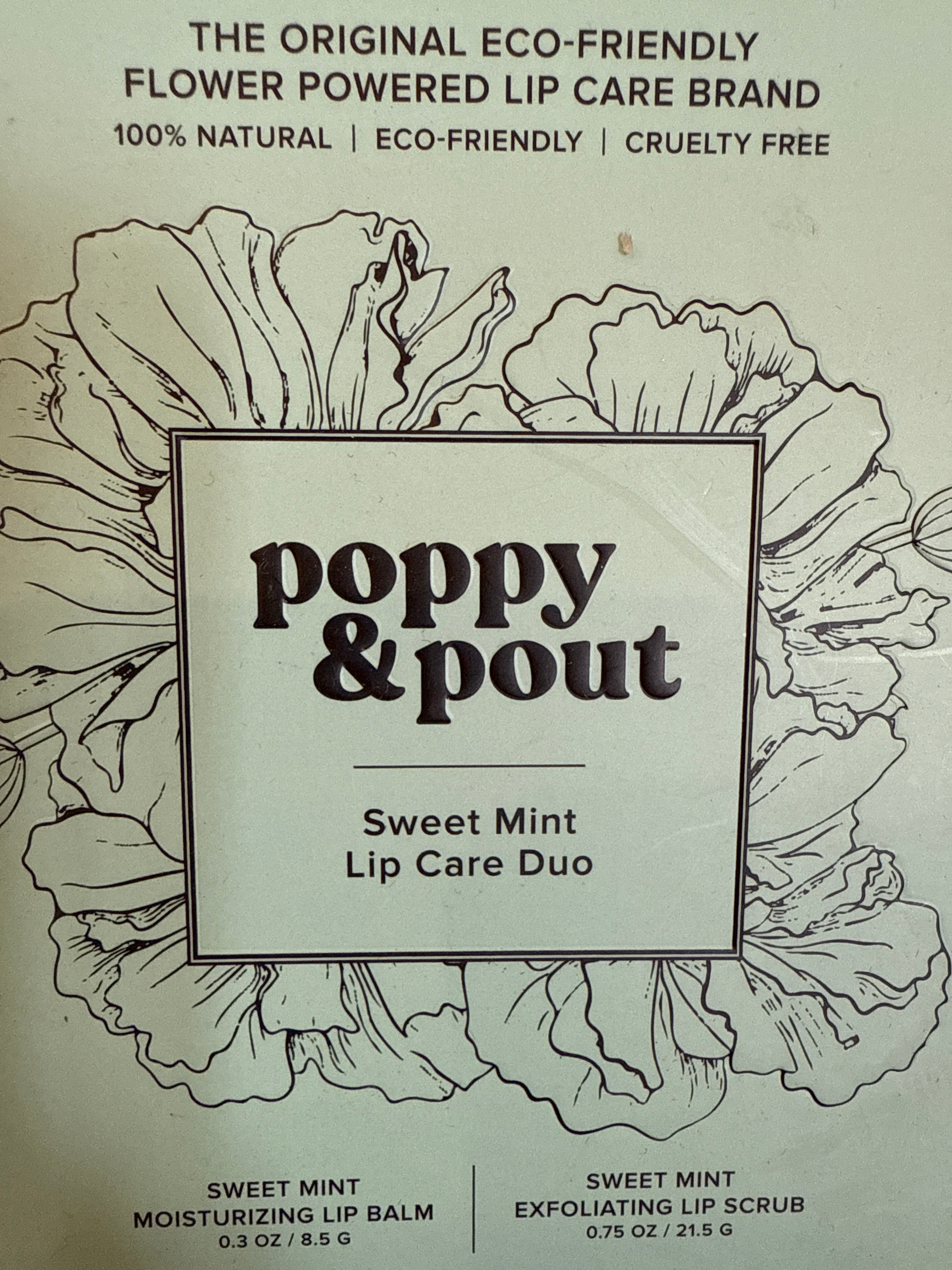 Poppy & Pout Lip Set-Sweet Mint
