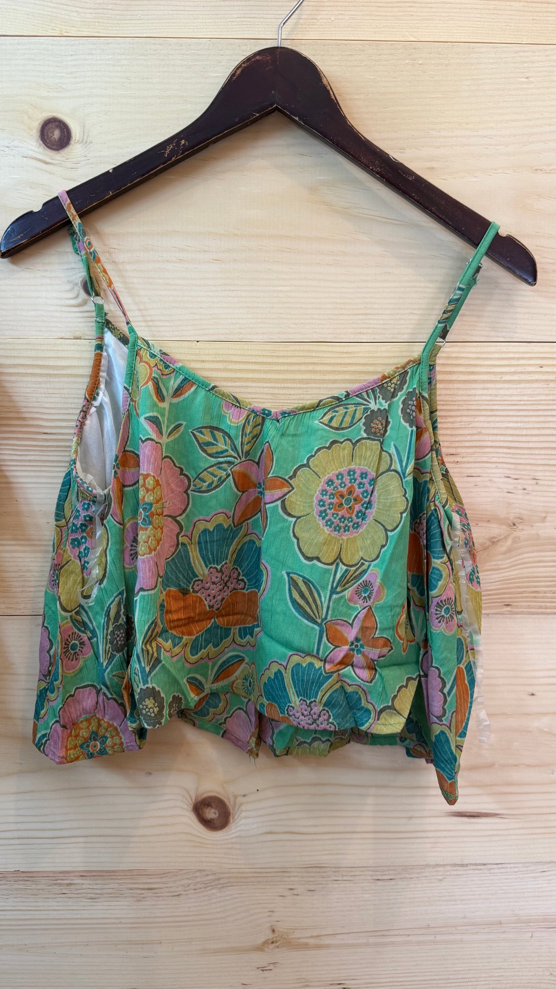Floral Crop Tank