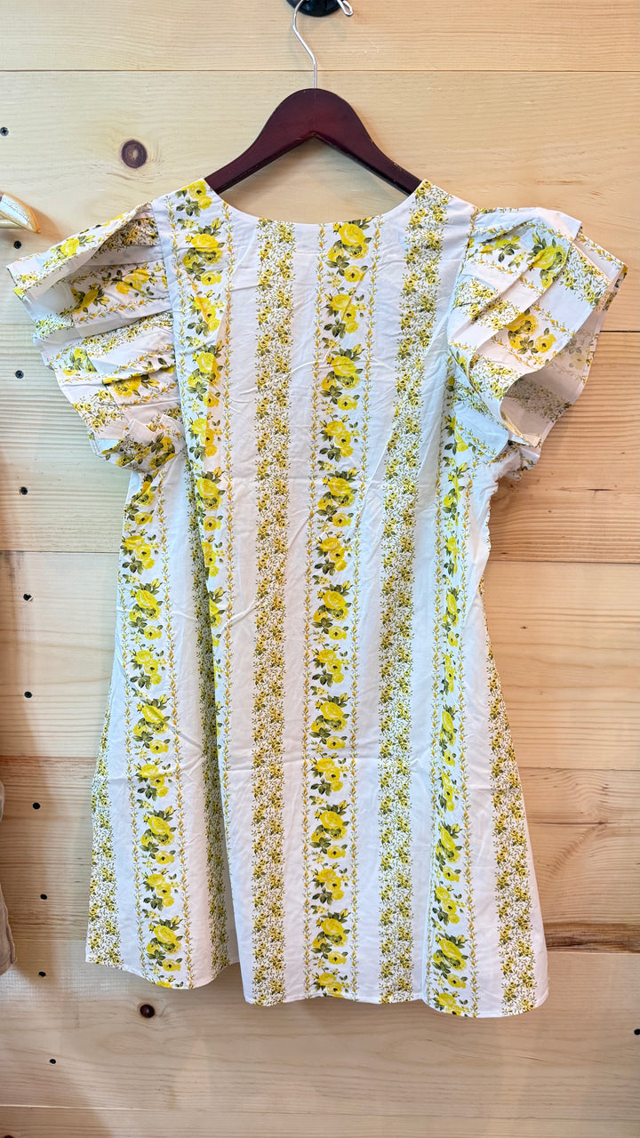 Yellow Roses Dress