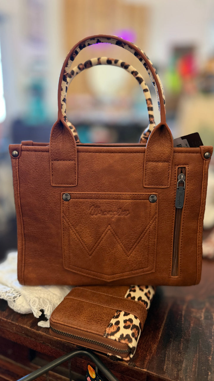 Wrangler Leopard Print Bag