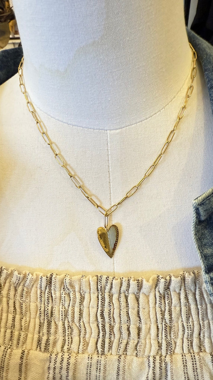 Gold Heart Chain