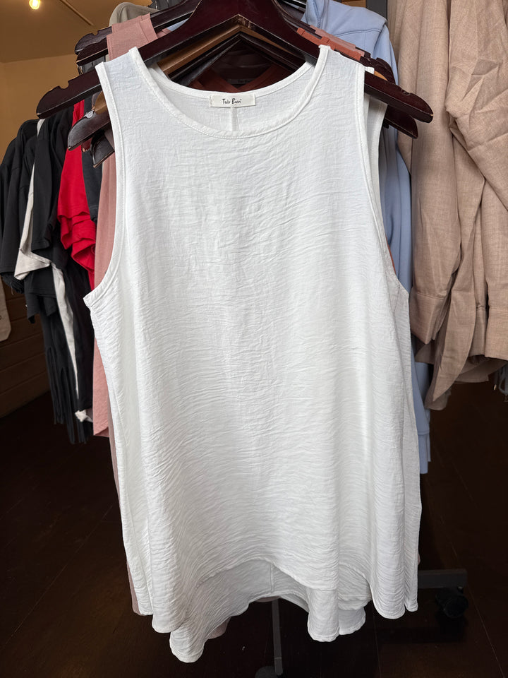 Mimi Round Tank White