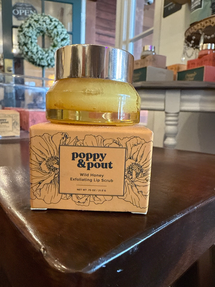 Poppy Pout wild Honey Lip Scrub