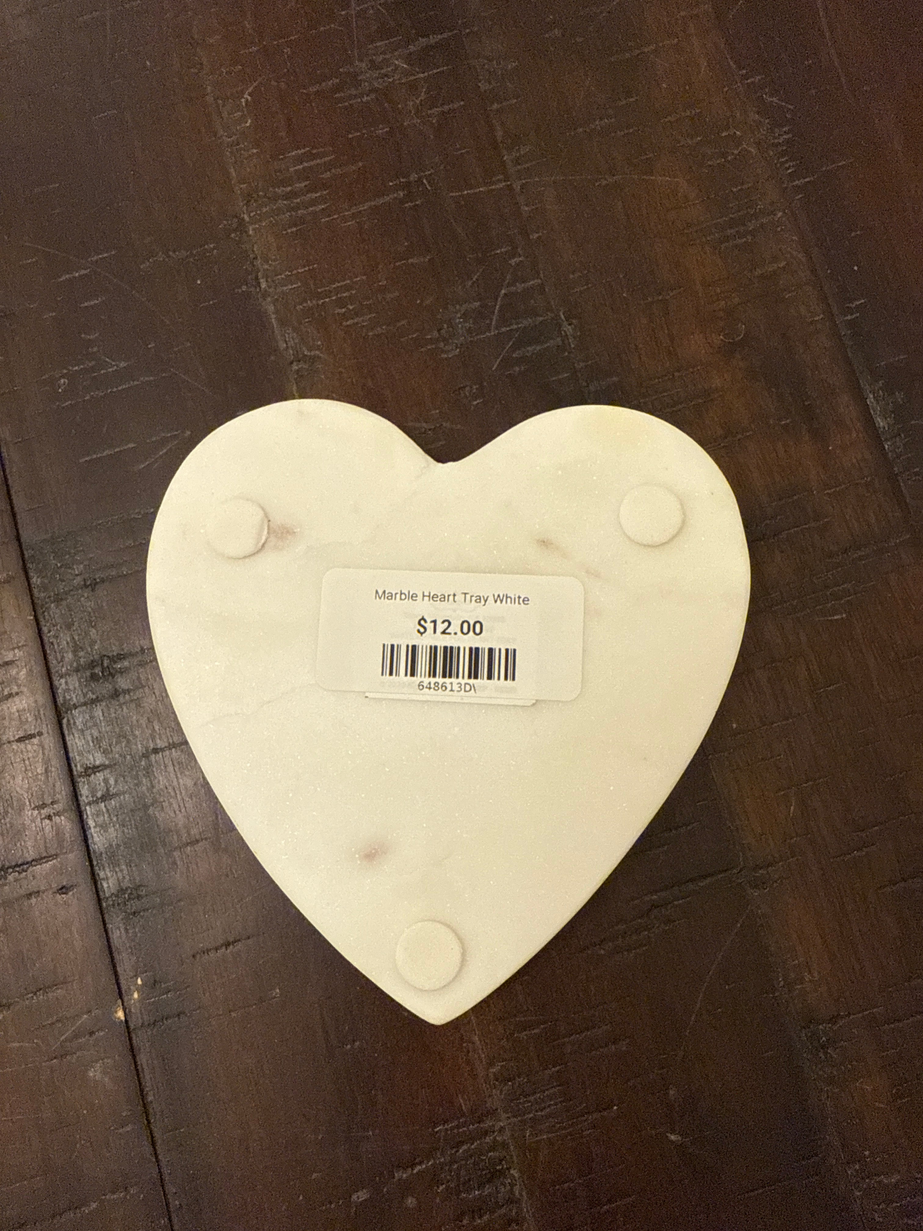 Marble Heart Tray