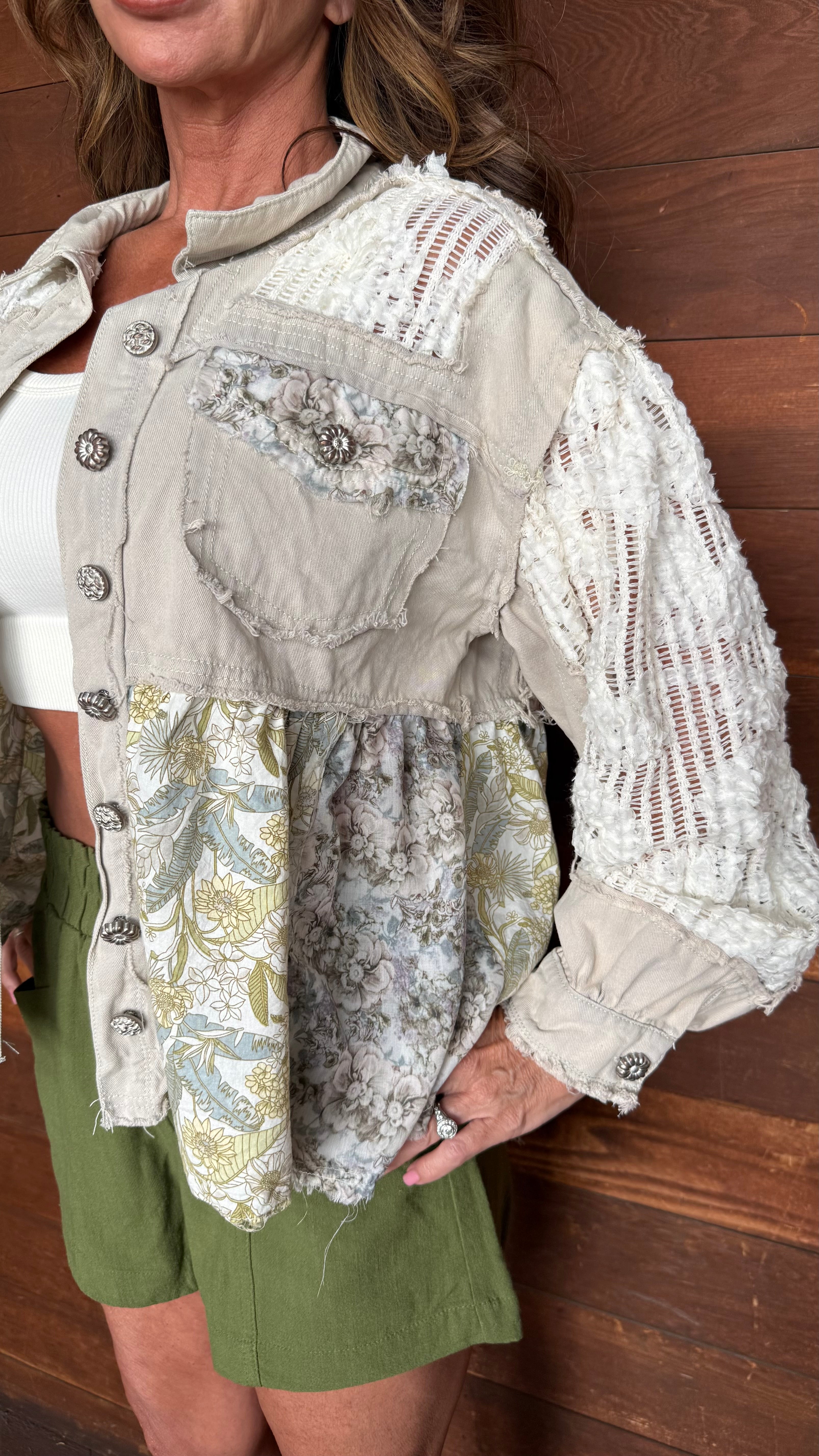 Flower Power Crochet Jacket