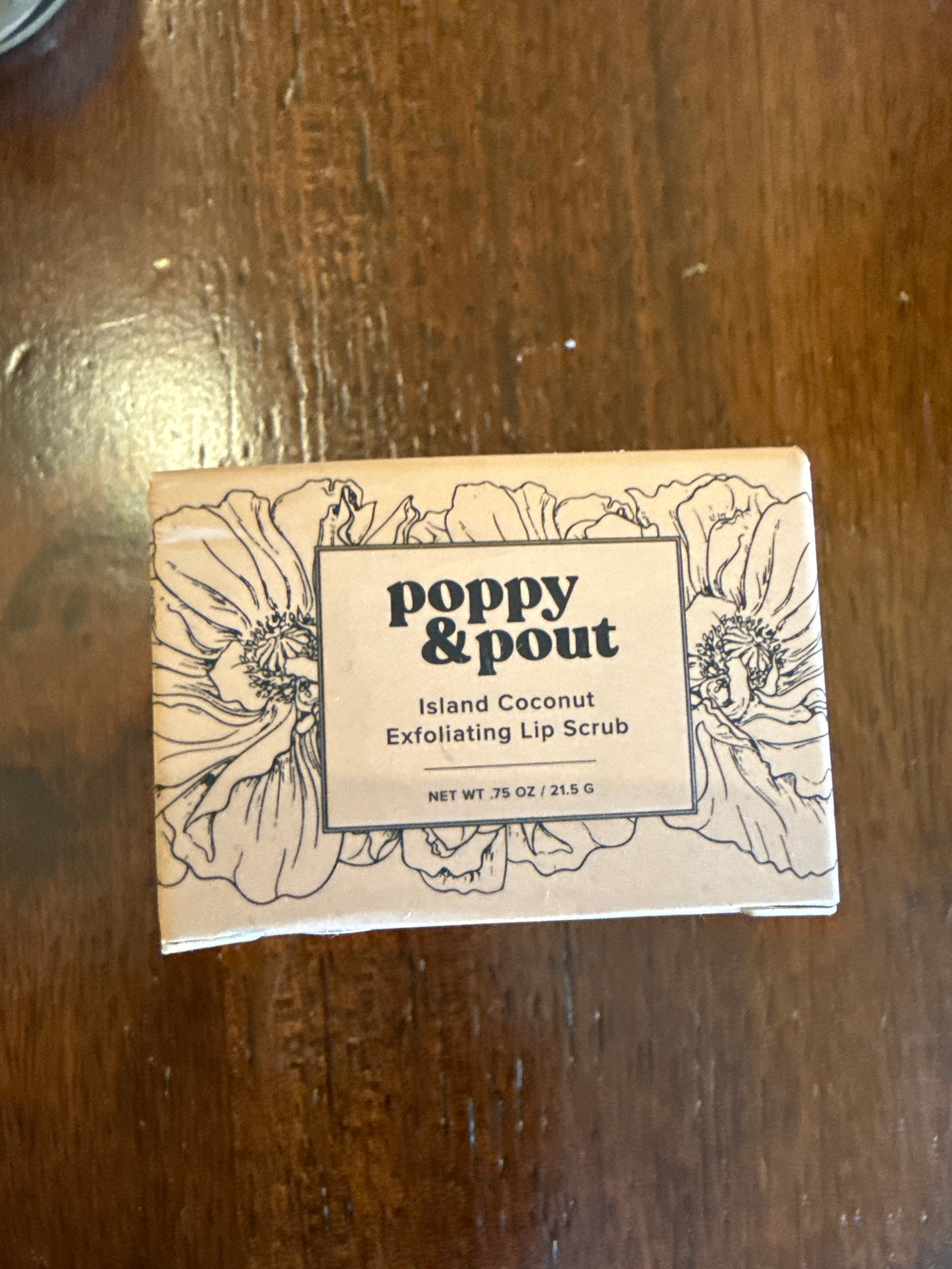 Poppy Pout Island Coconut Lip Scrub